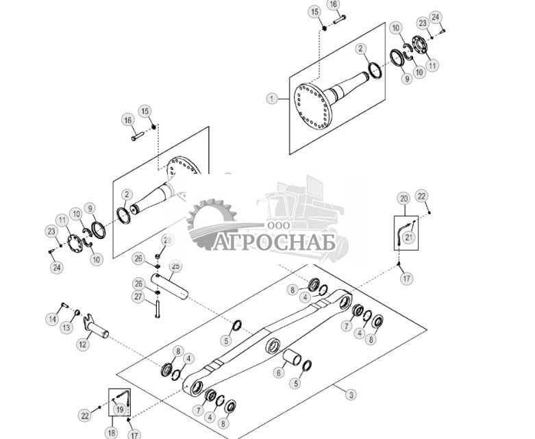 Поворотные шкворни, поперечина и комплектующие (WLT) (механизм наклона под углом) (183722 - 195546) - ST74498 36.jpg